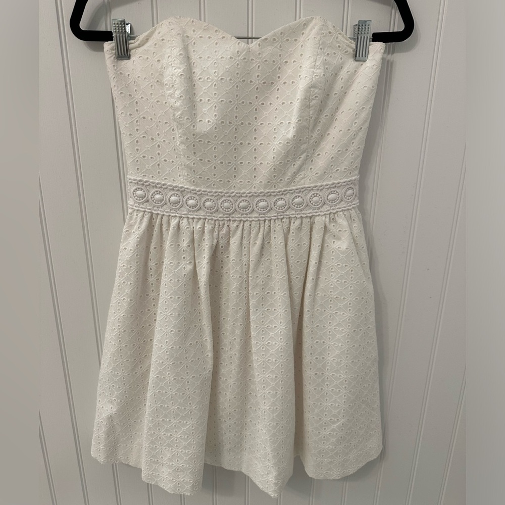 Lilly Pulitzer white eyelet dress, size 2